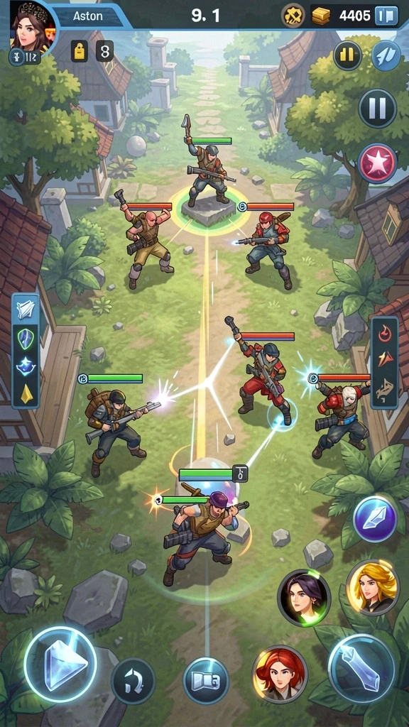 pakbostogel - Ilustrasi level yang penuh warna dan mendetail.
